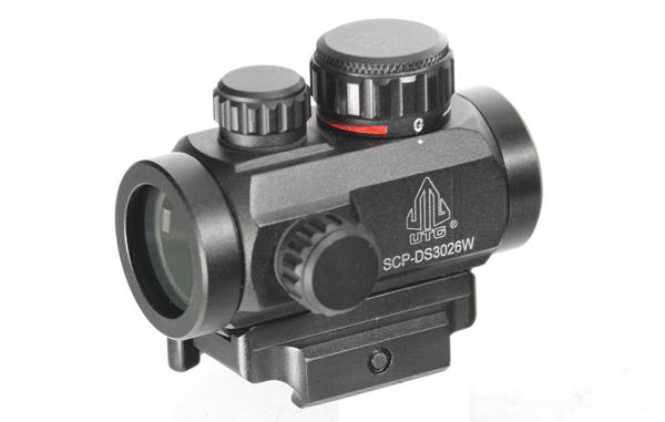 Leapers UTG 2.6inch ITA Red/Green CQB Micro Dot with Integral QD Mount SCP-DS3026W