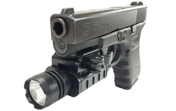 Leapers UTG 400 Lumen Compact LED Weapon Light with QD Lever Lock LT-ELP223Q-A