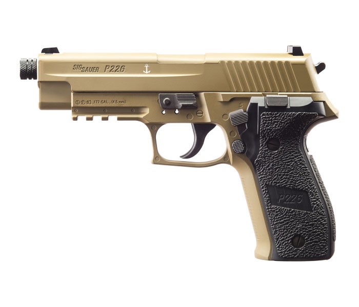 SIG SAUER P226 AIR PISTOL, 
FDE 4.5MM