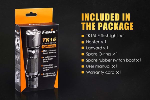 Fenix TK15 UE package