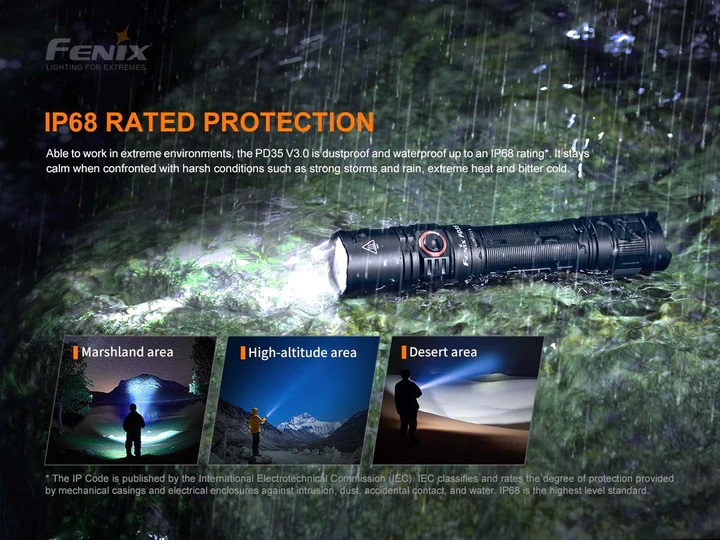 FENIX FLASHLIGHT PD35 V3.0 FLASHLIGHT