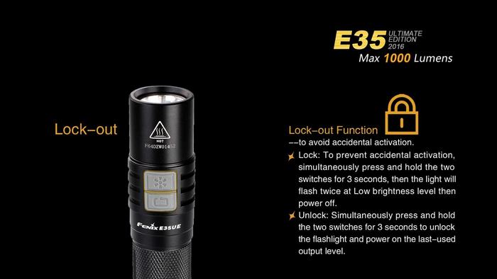 Fenix E35UE LED Flashlight e 