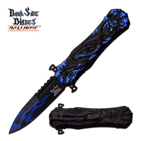 DARK SIDE BLADES DS-A049BL SPRING ASSISTED 