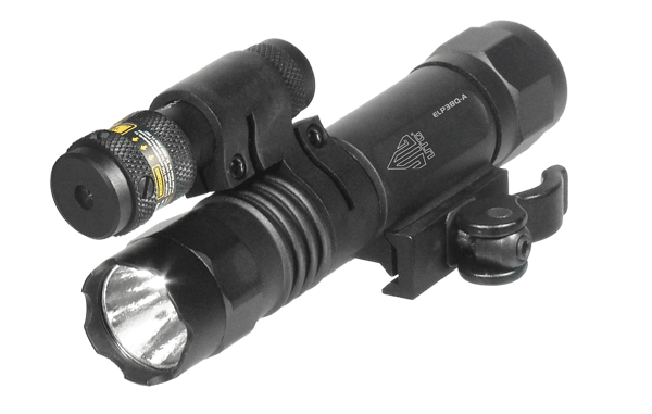 Leapers UTG Light/Red Laser Combo, 400 Lumen, Integral Mount LT-ELP38Q-A