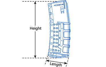 LEAPERS UTG AR15 30 Round Windowed Polymer Magazine BT-AM30