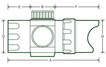 Leapers UTG  ITA Red/Green T-Dot with QD Mount, Riser Adaptor SCP-DS3840TDQ