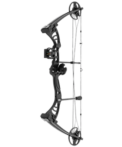 Man kung MK-CB50Bk-Kit 55lbs Compound Bow Black Riser/Black Limb