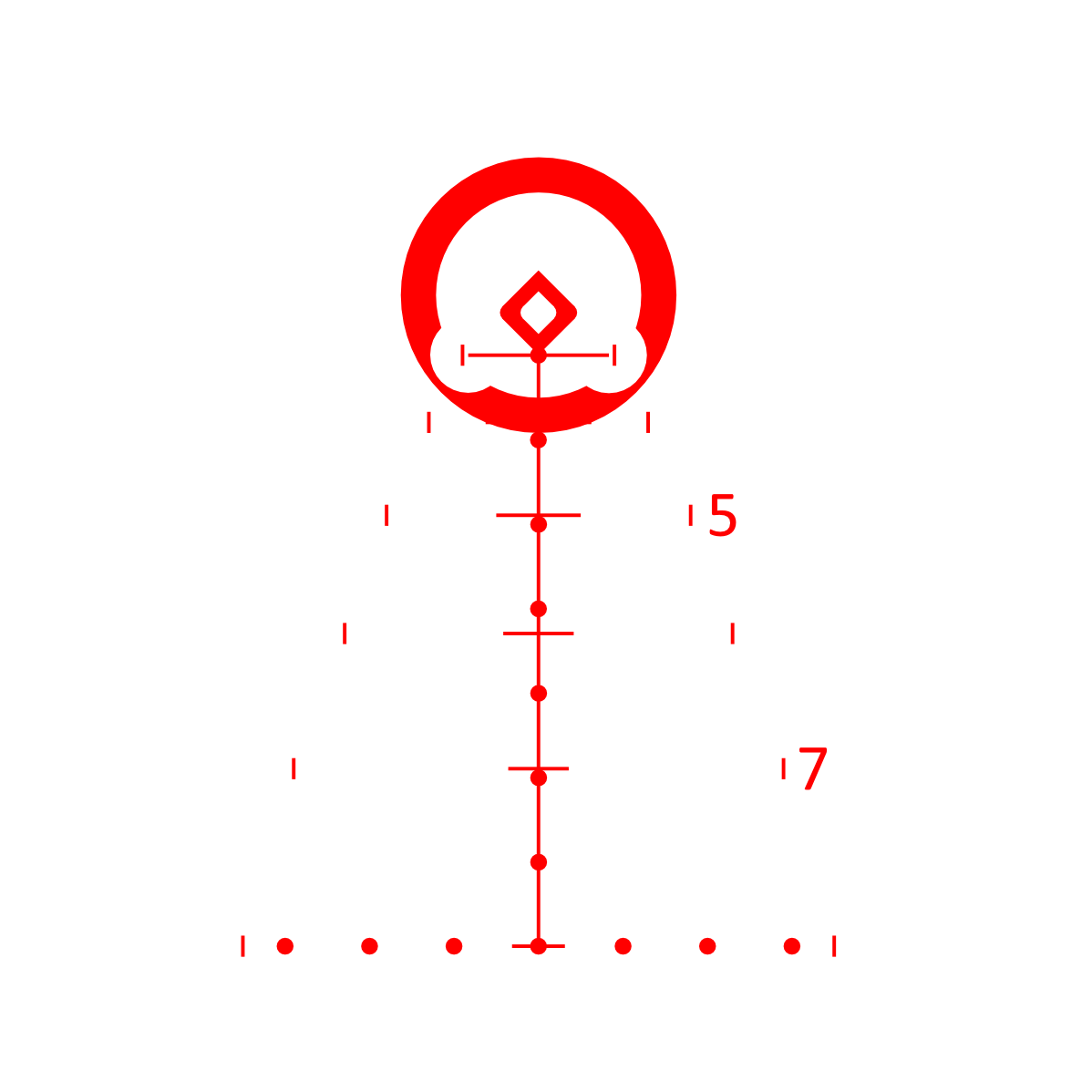 Optisan Optics CX6 1-6X24i Reticle