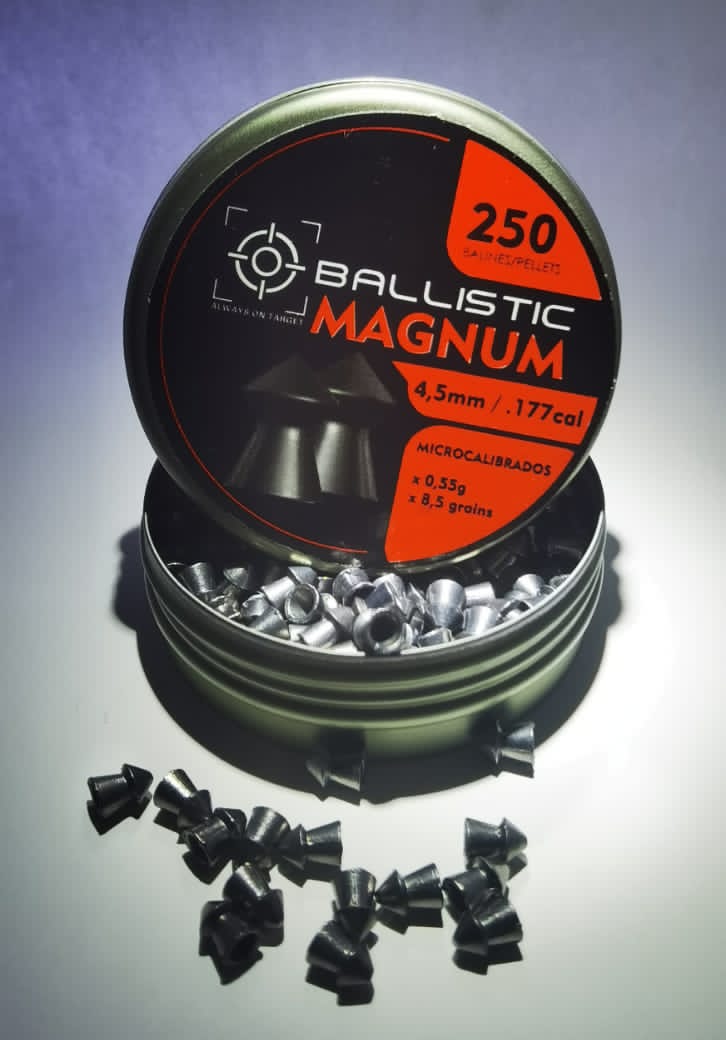 BALLISTIC AIR GUNS PELLETS MAGNUM 4.5mm 250's