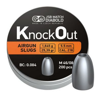 JSB MATCH DIABOLO KNOCKOUT SLUGS 5.5MM JSB-546122