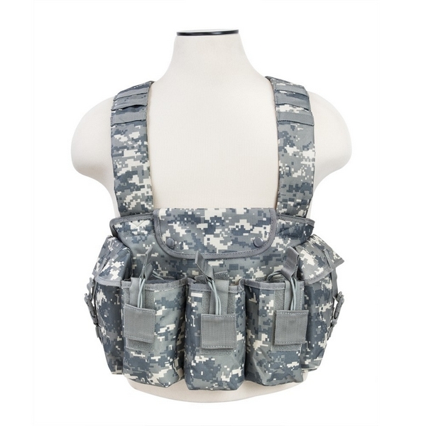 NcStar AK Chest Rig CVAKCR2921 Black, Tan & Digital Camo