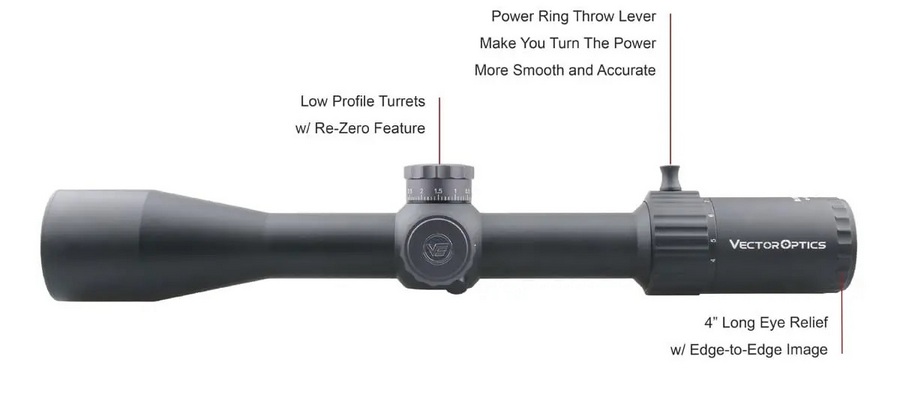 VECTOR OPTICS SCFF-26 MARKSMAN 6-24X50 FFP Riflescope